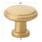 Gliderite Hardware 1-1/8 in. Satin Gold Round Classic Cabinet Knob, 5PK 5096-SG-5 - alternate 4